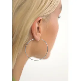 Elli Creolen Basic Klassisch Silber 925
