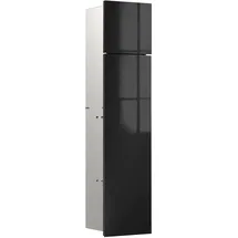 EMCO Asis Pure WC-Modul 73 x 17 cm Schwarz Glas