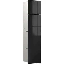 EMCO Asis Pure WC-Modul 73 x 17 cm Schwarz Glas