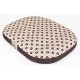 HOBBYDOG Mattress Oval - Beige with feet XXL