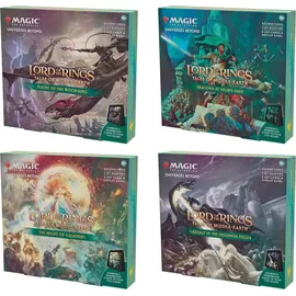 Wizards of the Coast Magic the Gathering The Lord of the Rings: Tales of Middle-earth Szenenboxen Display (4) englisch