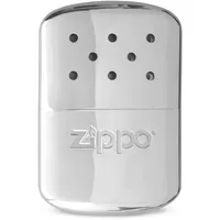 Zippo Handwärmer - 12 Stunden Wärme - Nachfüllbar mit Feuerzeugbenzin - Wiederverwendbar - Taschenwärmer - High Polish Chrome
