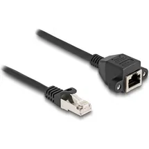 DeLock 80191 RJ50 Patchkabel S/FTP 0,25 m Schwarz