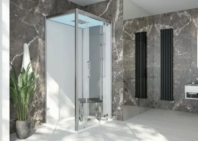 Hoesch Dampfkabine SensePerience Rechteck 1200x900 rechts bodenbündig 531221B.550