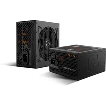 Nox-Xtreme NOX Hummer Alpha -NXHUMMERA500WBZ- 500-W-Netzteil, 80 PLUS Bronze-zertifiziert, aktives PFC, 120-mm-Lüfterdrehzahlregelung, Flachkabel, schwarz