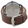QBOS Herrenuhr mit Quarzwerk, analoger Anzeige und Datumsfunktion, Armband aus Kunstleder