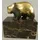 demotex gmbh Casa Padrino Bronze Skulptur Panda Bär Gold / Schwarz 13 x 7 x H. 15 cm - Bronzefigur - Dekofigur - Schreibtisch Deko Accessoires