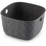 Kadax Aufbewahrungskorb Softex 19 x 19 x 11 cm grau
