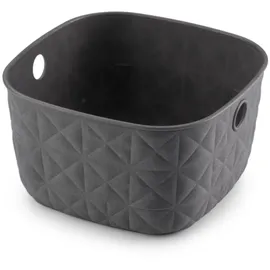 Kadax Aufbewahrungskorb Softex 19 x 19 x 11 cm grau