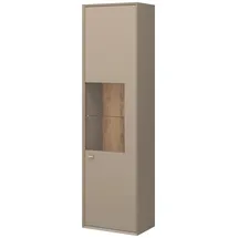 Germania Standvitrine Calvi 55 x 35 x 210 cm Grau