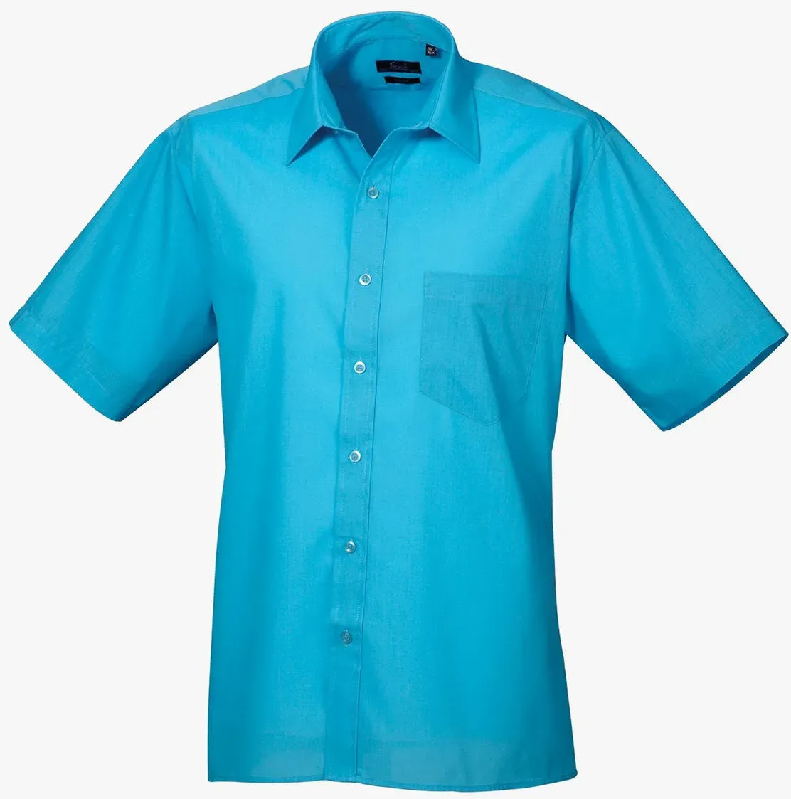 Premier - Workwear Herrenhemd - Turquoise / 47 (18H)
