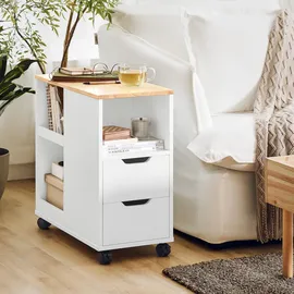 SoBuy Druckertisch 30x60x60 cm Weiß
