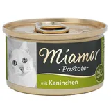 Miamor Sparpaket Miamor Fleischpastete Kaninchen 24 x 85g Dose Katzennassfutter