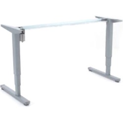 STIER Elektrisch Höhenverstellbares Doppel-Teleskop-gestell 501-53 für 120x80cm Platte