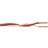 Kabelexpress Klingelleitung Y-Draht 2x0,6mm2, 20m,farbig sort