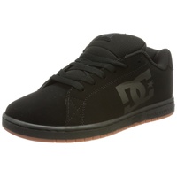 DC Shoes Herren Gaveler - Leather Shoes Sneaker, Black Gum, 40.5 EU