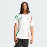 adidas Italien 24 Auswärtstrikot (Weiß L) Fussball