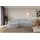 altdecor Eckcouch Samt mit Schlaffunktion 2-Sitzer Grau