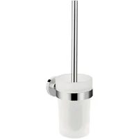 Hansgrohe Logis Universal Toilettenbürstenhalter, chrom/mattglas, 41722000
