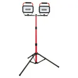 2 X LED-Baustrahler auf Stativ 23 W / 2.000 lm je Strahler