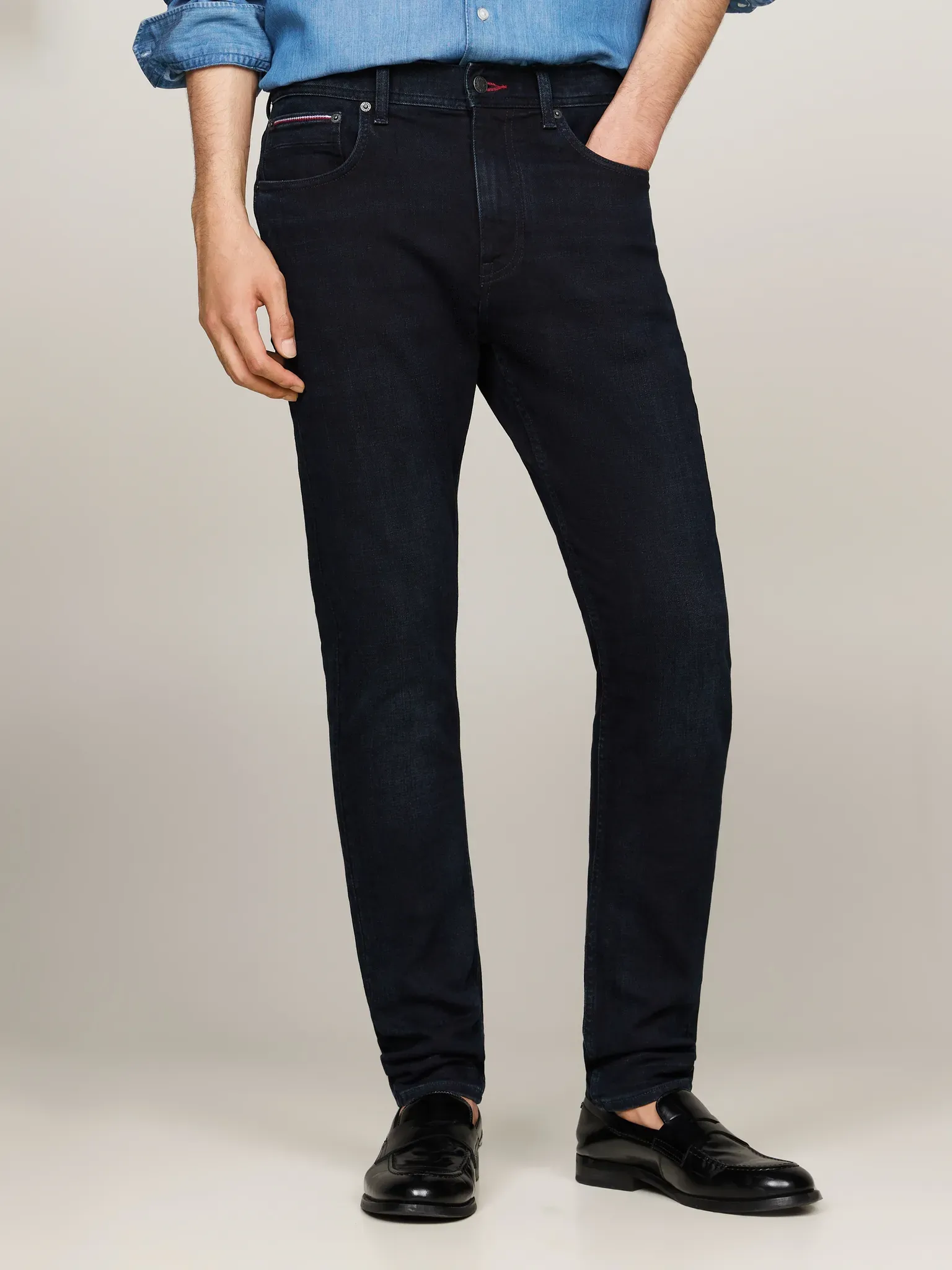 Tapered-fit-Jeans »TAPERED HOUSTON«, Gr. 30 - Länge 34, Modoc Indigo, , 93465704-30 Länge 34