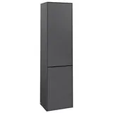 Villeroy & Boch Subway 3.0 Hochschrank C59301VR 40x171x36,2cm, Schanier rechts/Griff Volcano black, graphite