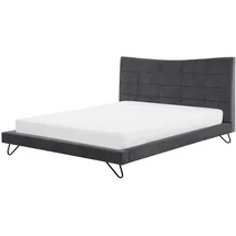 Beliani Lannion 180 x 200 cm Dunkelgrau