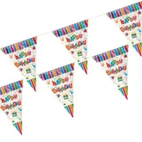 Papstar Wimpelkette, Folie wetterfest