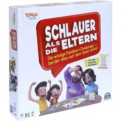 SPIN MASTER 44084 GAMES Schlauer als die Eltern, spaßiges Quiz- und Actionspiel, bei dem Kinder gegen Eltern spielen - für 2-6 Spieler ab 8 Jahren - Bekannt von Toggo Toys