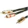 Roline Audiokabel 3,5mm Klinken-Stecker - 2x Cinch-Stecker 2,5m (11.09.4273)