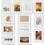 bomoe Sunlight Bilderrahmen Kunststoff Weiß 13x18 cm 12er Set