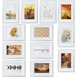 bomoe Sunlight Bilderrahmen Kunststoff Weiß 13x18 cm 12er Set