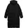 Superdry Damen. Langer Steppmantel mit Kapuze schwarz 36 - 36