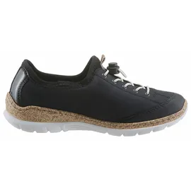 Rieker Damen Low-Top Sneaker N4263, Frauen Halbschuhe,Sportschuhe,Freizeitschuhe,Turnschuhe,Laufschuhe,straßenschuhe,blau (14),40 EU | Gr.: 40