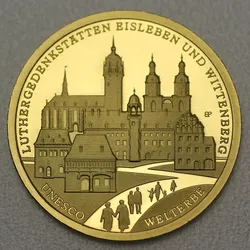 Goldmünze 100 Euro Wittenberg 2017  Unesco-Weltkulturerbe (Deutschland)