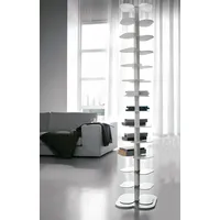 Casa Padrino Bücherregal 36 x 36 x 181 cm Weiß