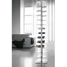 Casa Padrino Bücherregal 36 x 36 x 181 cm Weiß