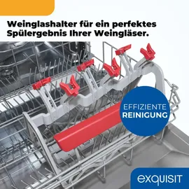 Exquisit EGSP9614-E-031B Einbau-Geschirrspüler (vollintegrierbar, 598 mm breit)