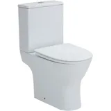 VEREG VEROSAN+ Stand-WC Kombination Paros, spülrandlos, inkl. WC-Sitz und Spülkasten, weiß