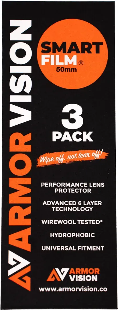 Armor Vision Smartfilm Afscheurfolie 50mm - 3 stuks, helder