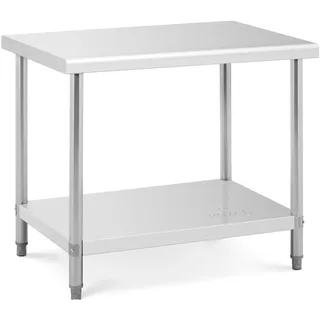 Royal Catering Edelstahl-Arbeitstisch - ECO - 100 x 70 cm - 95 kg -