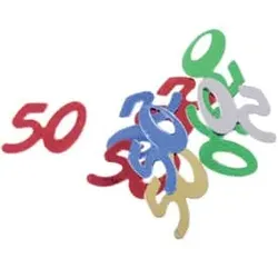Konfetti Zahl 50 bunt 45099 10gr 50