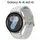 Samsung Galaxy Watch7 44 mm Bluetooth Silver Sport Band Silver M/L