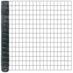 10m Gitterzaun 150cm - Premium Maschendrahtzaun 100x75mm, Gartenzaun, anthrazit