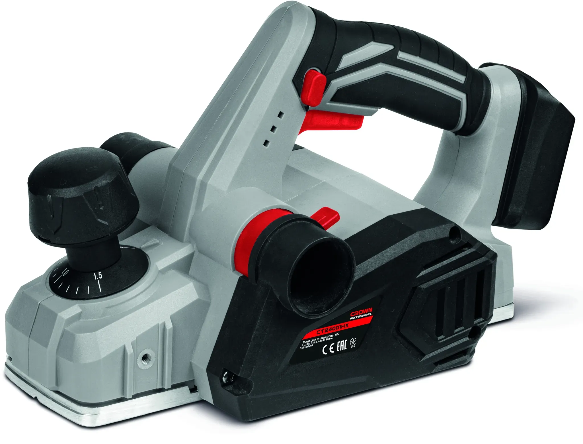 CROWN Akku Hobel 20 V 82 mm
