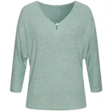 LASCANA 3/4-Arm-Shirt Damen mint Gr.44/46