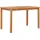 vidaXL Gartentisch 120 x 70 x 77 cm Teak Massivholz Braun