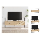 vidaXL TV-Wandschrank Sonoma-Eiche 100,5x30x51 cm Holzwerkstoff