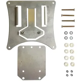 bcr components Enduro Kennzeichenhalter ausziehbar Schwarz mit Schrauben