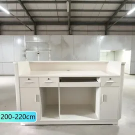 360Home Salon Empfangstisch Theke Tresen Kasse Laden Beige